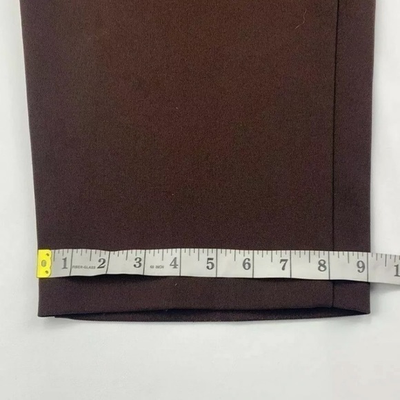 Bend Over Pants Vintage Plus Size 42  Brown Pull On - Picture 6 of 8